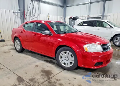 2013 Dodge Avenger Se z USA, uszkodzony, nr VIN 1C3CDZAB9DN567827